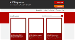 Desktop Screenshot of mp-fragrances.com